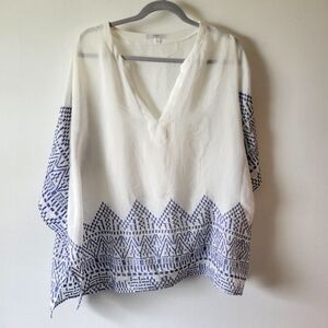 Drew embroidered top size medium.